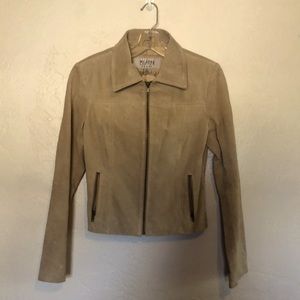 Wilson’s Maxima Tan (suede) Leather Jacket